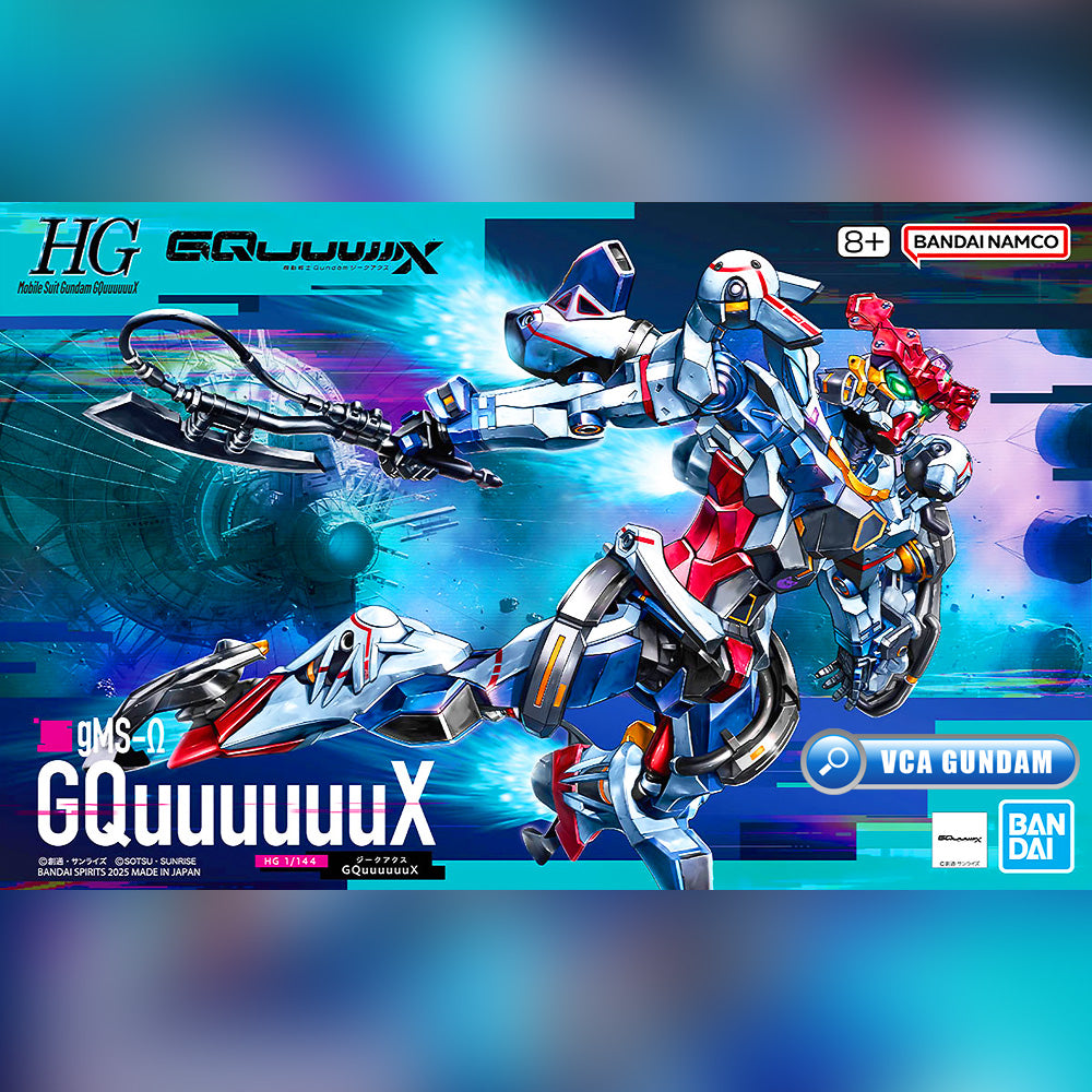 Bandai Gunpla High Grade HG GQuuuuuuX Plastic Model Action Figure Toy VCA Gundam Singapore