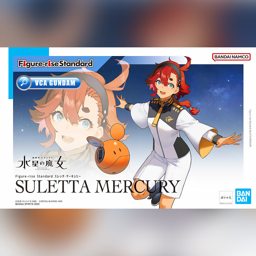 Bandai Figure-Rise Standard Suletta Mercury Girl Character Plastic Model Action Toy VCA Gundam Singapore