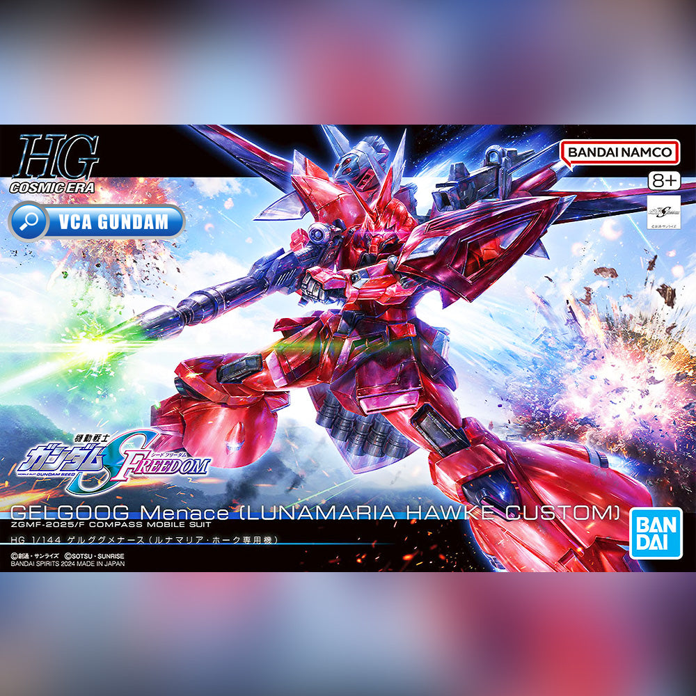 Bandai Gunpla High Grade Cosmic Era HG Gelgoog Menance Plastic Model Action Toy VCA Gundam Singapore