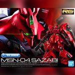 Bandai Gunpla Real Grade 1/144 RG MSN-04 SAZABI Plastic Model Kit Toy VCA Gundam Singapore