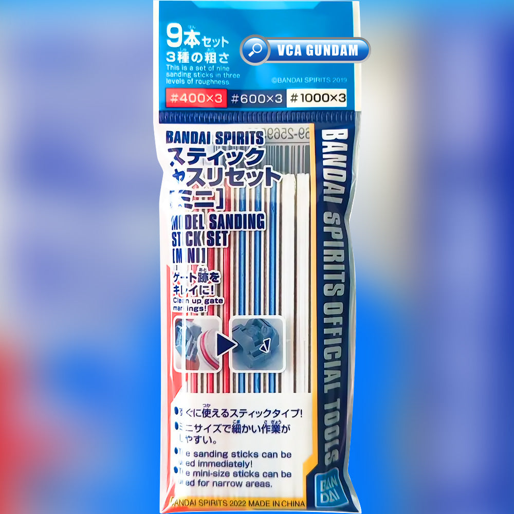 BANDAI SPIRITS Sanding Stick File Set (Mini) for Plastic Model Building Assembly Kit VCA Gundam Singapore