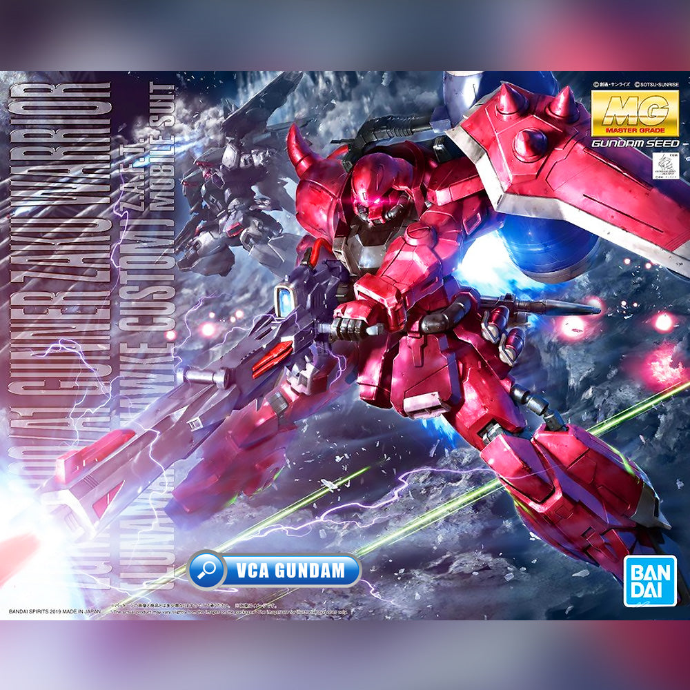Bandai Gunpla Master Grade 1/100 MG Gunner Zaku Warrior Lunamaria Hawke Plastic Model Action Toy VCA Gundam Singapore