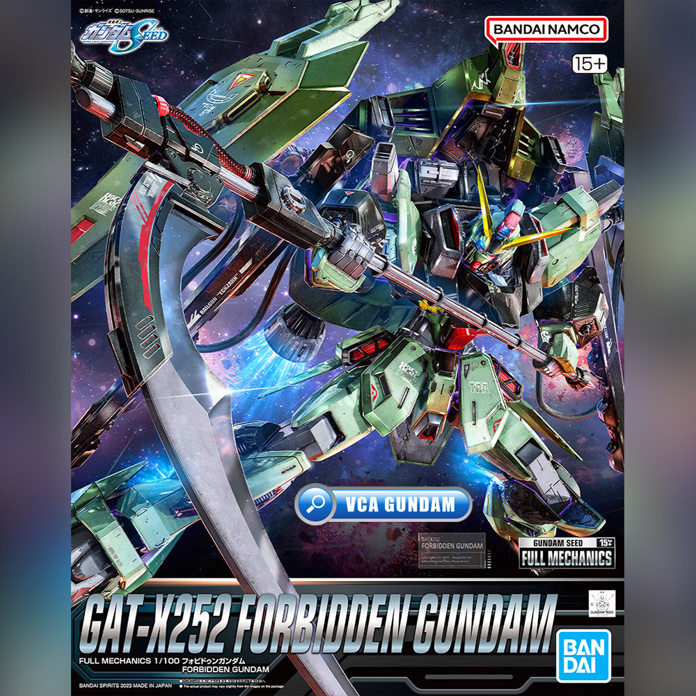 Bandai Full Mechanics 1/100 Scale Forbidden Gundam Plastic Model Action Toy VCA Singapore