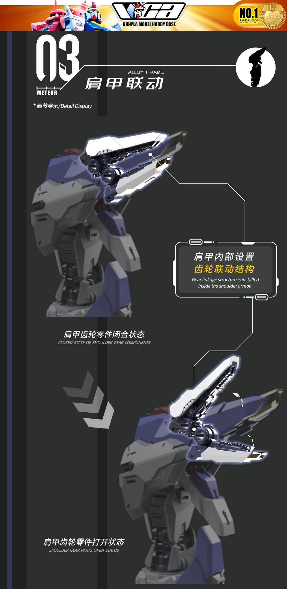 Vientiane Fusion 万象聚变 Meteor 流星 Metal Build Structure Action Figure Mechapla Model Kit VCA Gundam Singapore