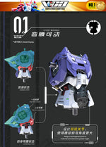 Vientiane Fusion 万象聚变 Meteor 流星 Metal Build Structure Action Figure Mechapla Model Kit VCA Gundam Singapore