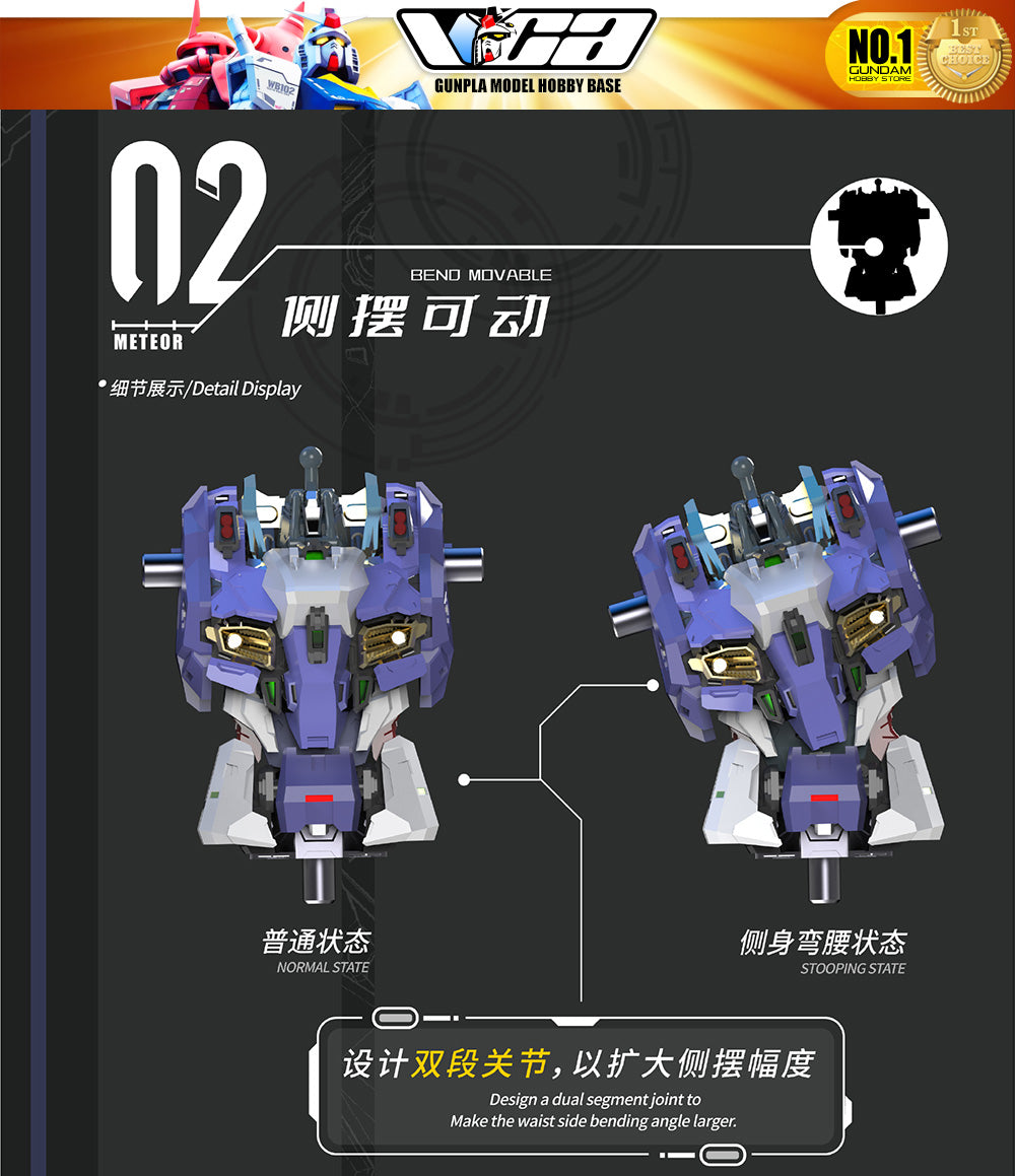 Vientiane Fusion 万象聚变 Meteor 流星 Metal Build Structure Action Figure Mechapla Model Kit VCA Gundam Singapore