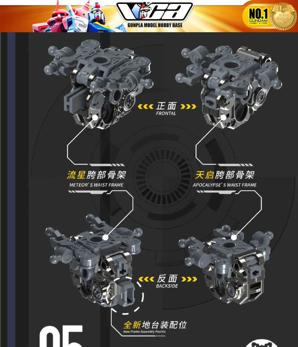 Vientiane Fusion 万象聚变 Meteor 流星 Metal Build Structure Action Figure Mechapla Model Kit VCA Gundam Singapore