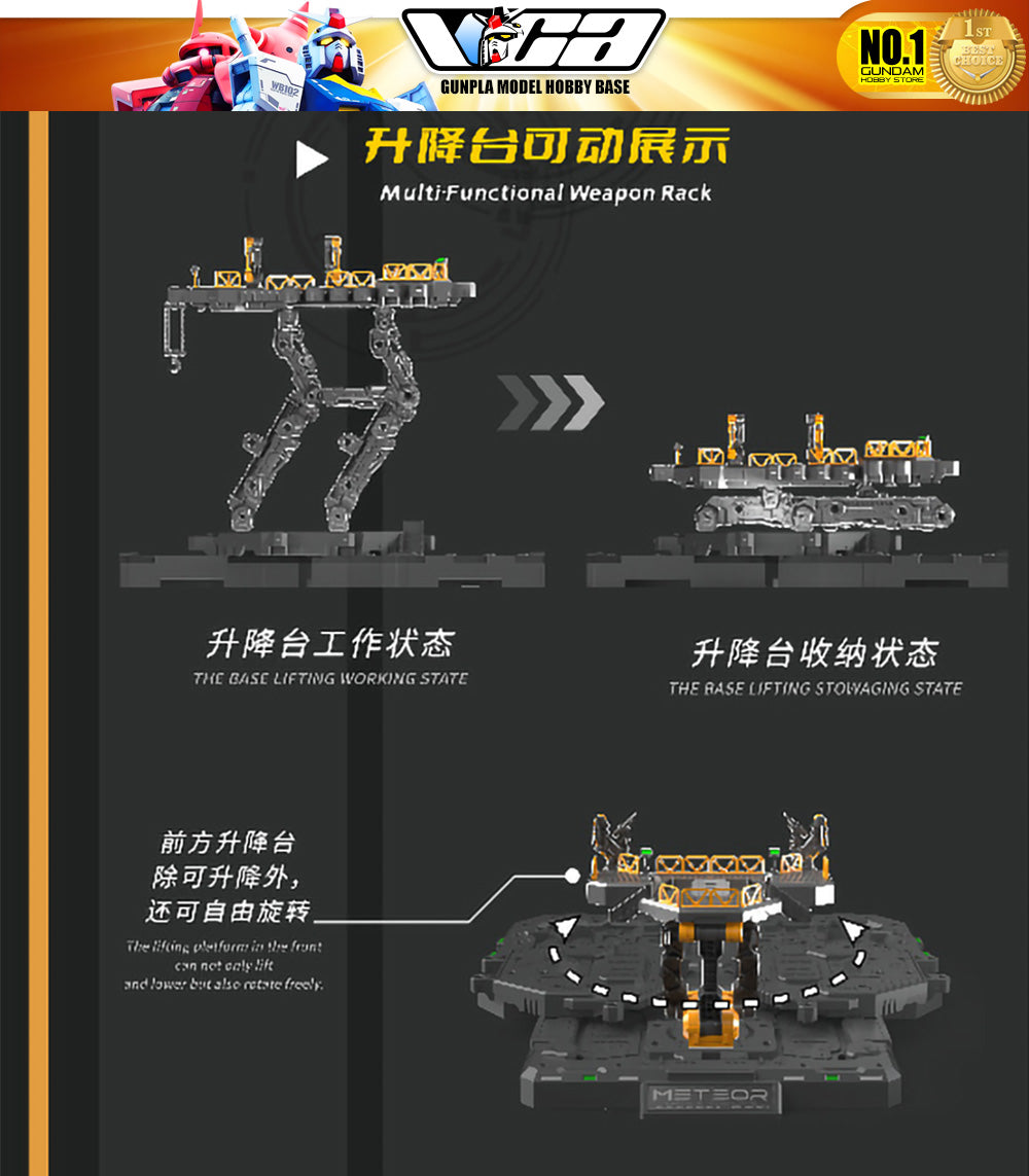 Vientiane Fusion 万象聚变 Meteor 流星 Metal Build Structure Action Figure Mechapla Model Kit VCA Gundam Singapore