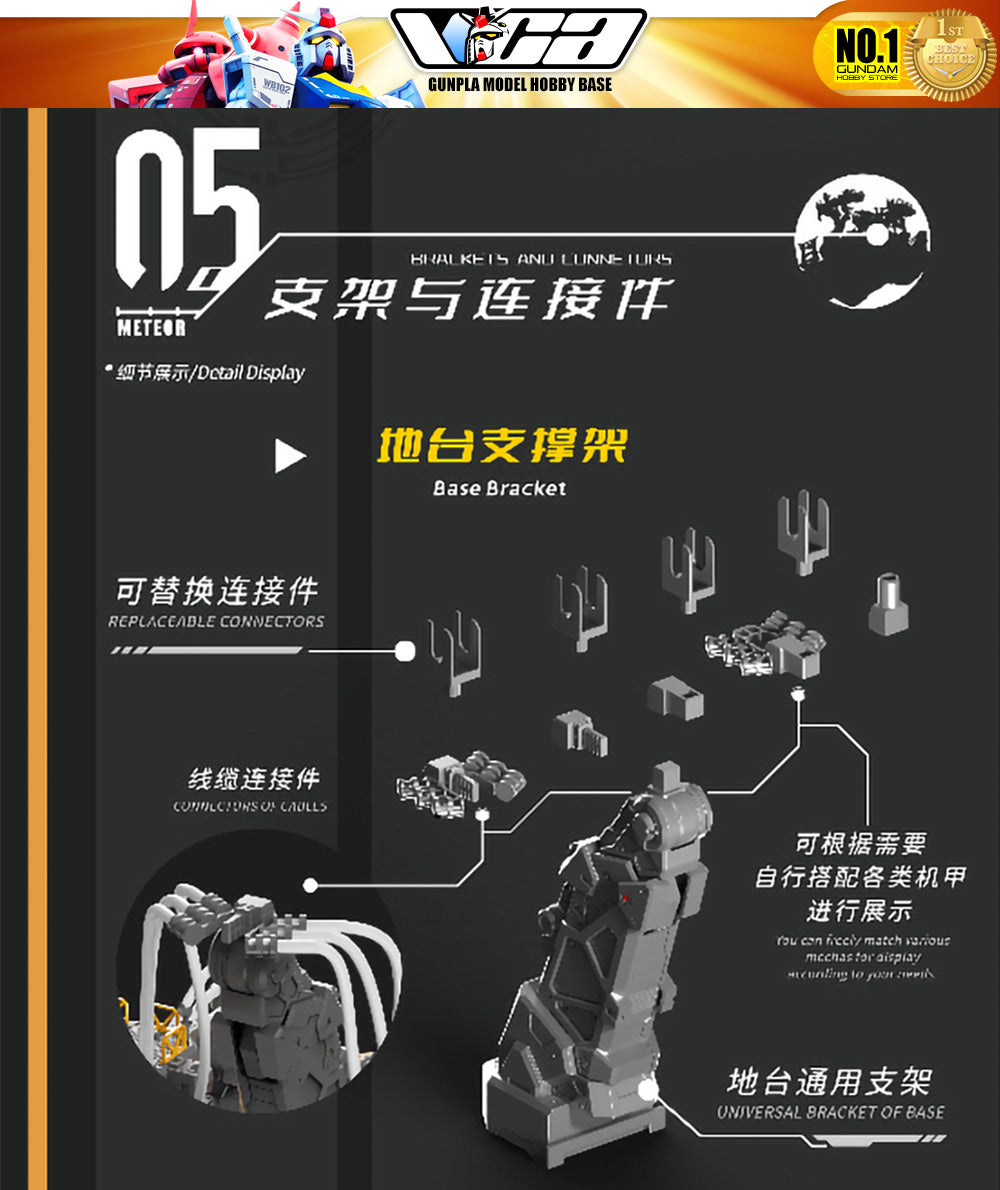 Vientiane Fusion 万象聚变 Meteor 流星 Metal Build Structure Action Figure Mechapla Model Kit VCA Gundam Singapore