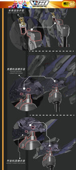 Vientiane Fusion 万象聚变 Meteor 流星 Metal Build Structure Action Figure Mechapla Model Kit VCA Gundam Singapore