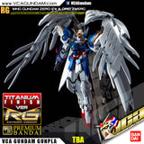 Premium Bandai Gunpla Real Grade RG Wing Gundam Zero & Drei Zwerg Titanium Finish Action Figure Toy Kit VCA Singapore