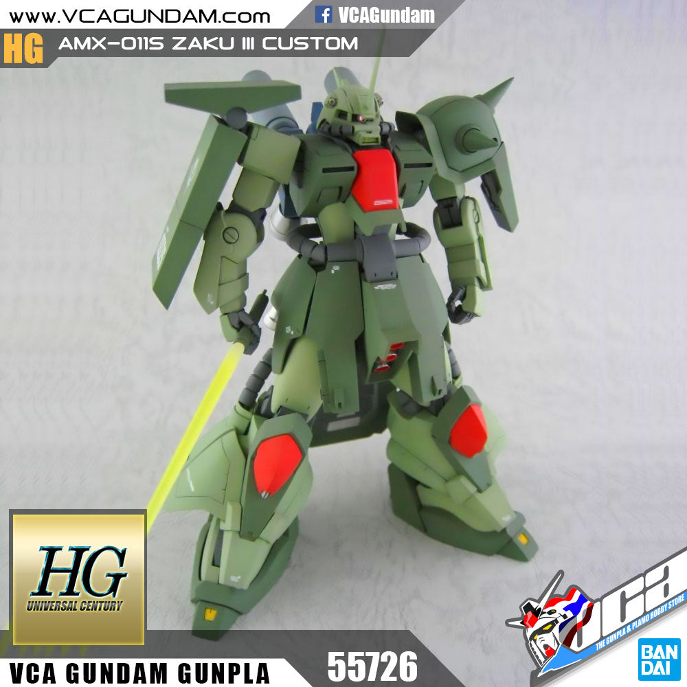 【🔵𝐁𝐀𝐂𝐊𝐎𝐑𝐃𝐄𝐑 NOV-2026】 HG-UC AMX-011S ZAKU III CUSTOM