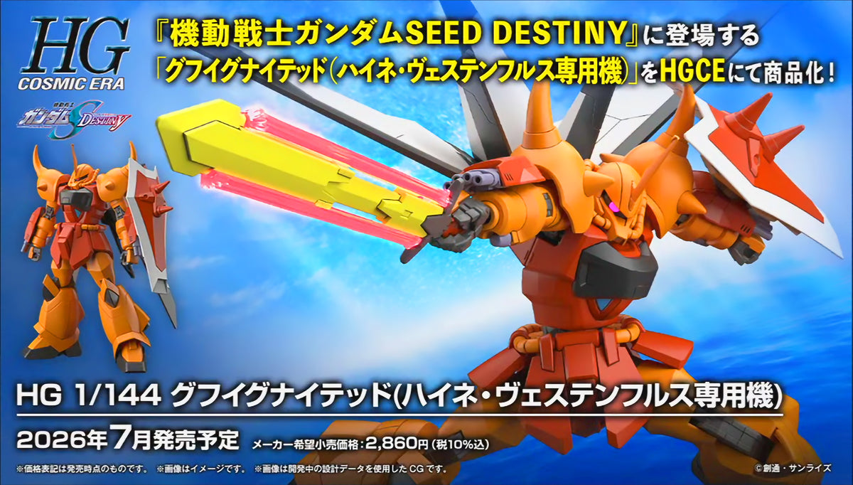 Bandai High Grade 1/144 HG Gouf Ignited Heine Westenfluss Custom Action Figure Model Toy Kit VCA Gundam Singapore