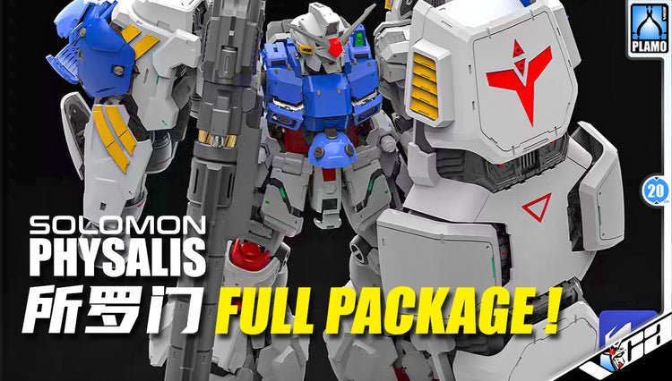 Solomon 所罗门模玩 RX-78GP02A Gundam Physalis MLRS Mechanical Clear Full Package Master Grade MG Action Figure Model Toy Kit VCA Singapore