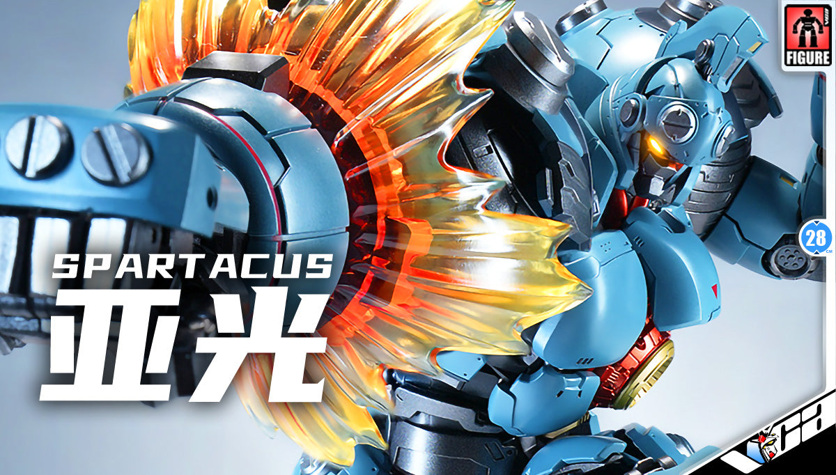 Heatboys 火仔动漫 Spartacus 亚光 Diecast Metal Build Action Figure Toy VCA Gundam Singapore.