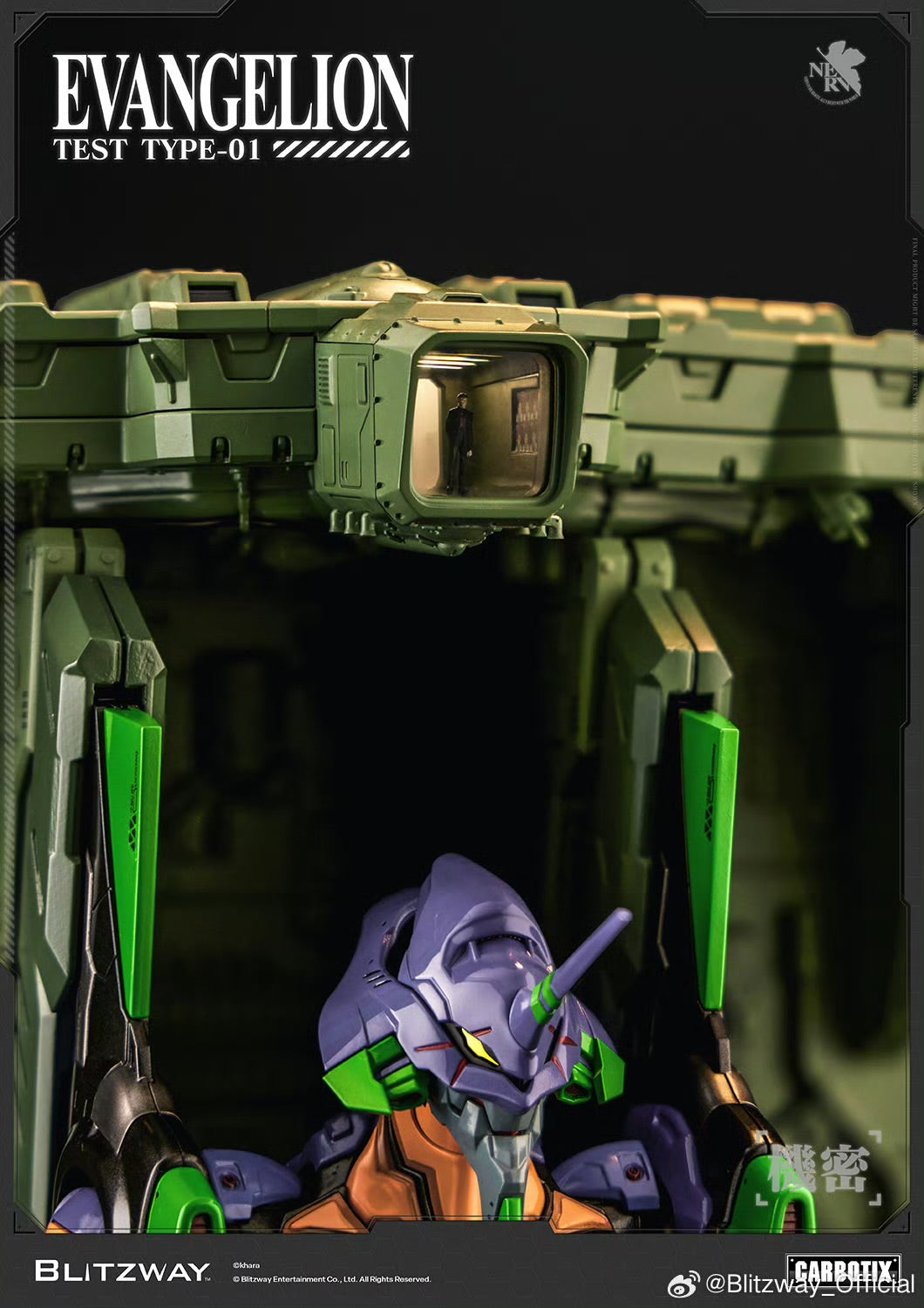 Blitzway Carbotix Evangelion Teat Type-01 Premium Metal Build Structured Action Figure Model Toy VCA Gundam Singapore