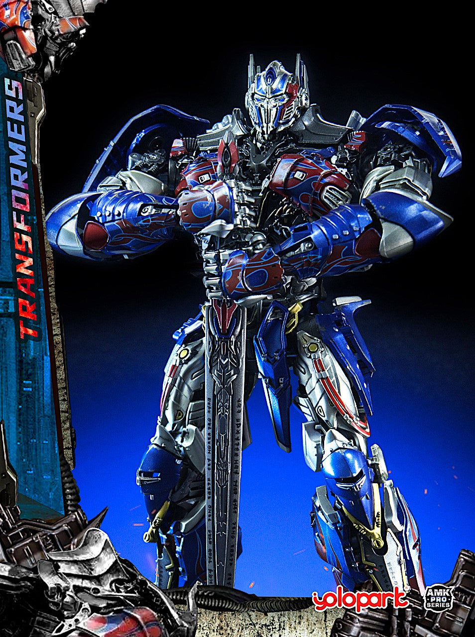Yolopark® AMK PRO OPTIMUS PRIME (TRANSFORMERS: THE LAST KNIGHT MOVIE VERSION) Action figure toy