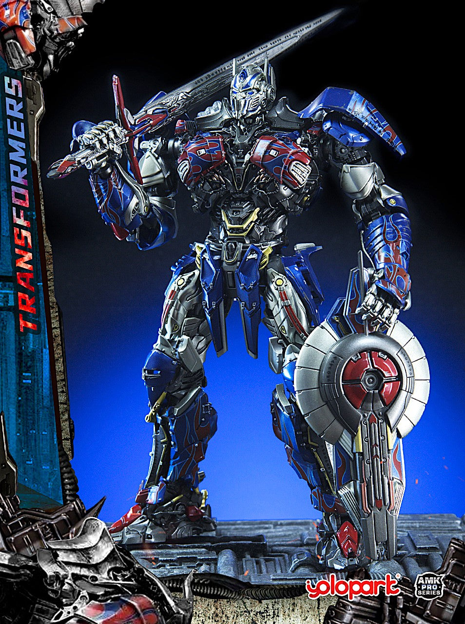 Yolopark® AMK PRO OPTIMUS PRIME (TRANSFORMERS: THE LAST KNIGHT MOVIE VERSION) Action figure toy