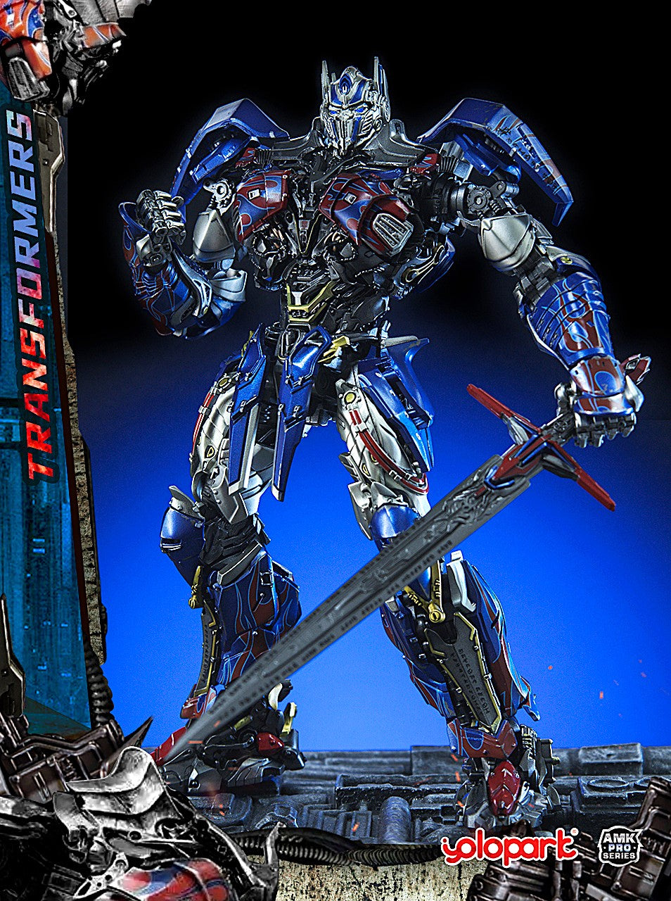 Yolopark® AMK PRO OPTIMUS PRIME (TRANSFORMERS: THE LAST KNIGHT MOVIE VERSION) Action figure toy