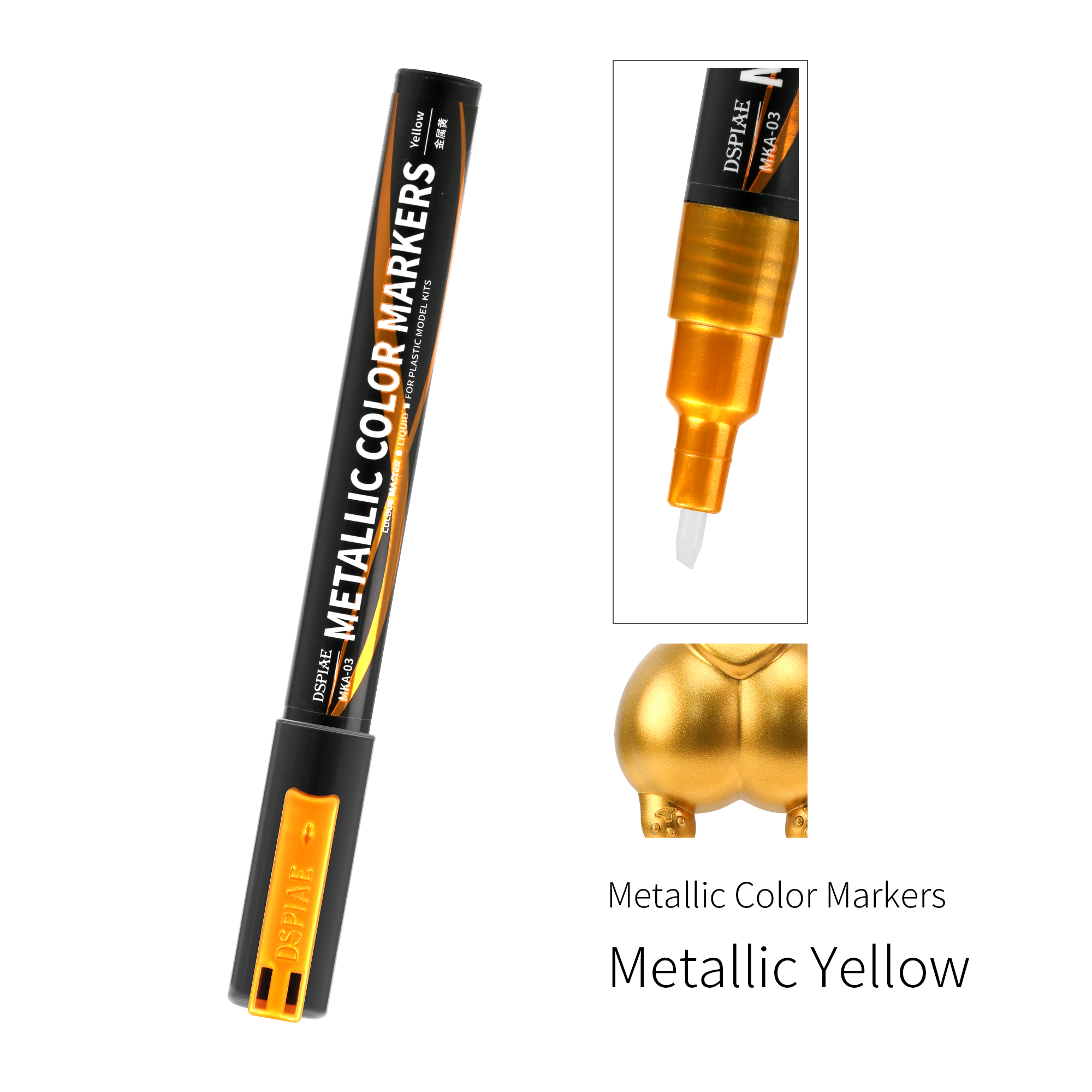 MKA-03 Super Metallic Color Markers - Metallic Yellow VCA Gundam Singapore