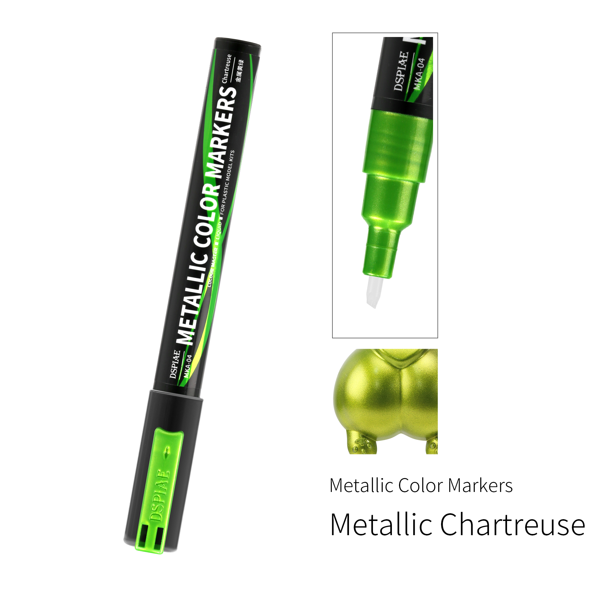 MKA-04 Super Metallic Color Markers - Metallic Chartreuse VCA Gundam Singapore