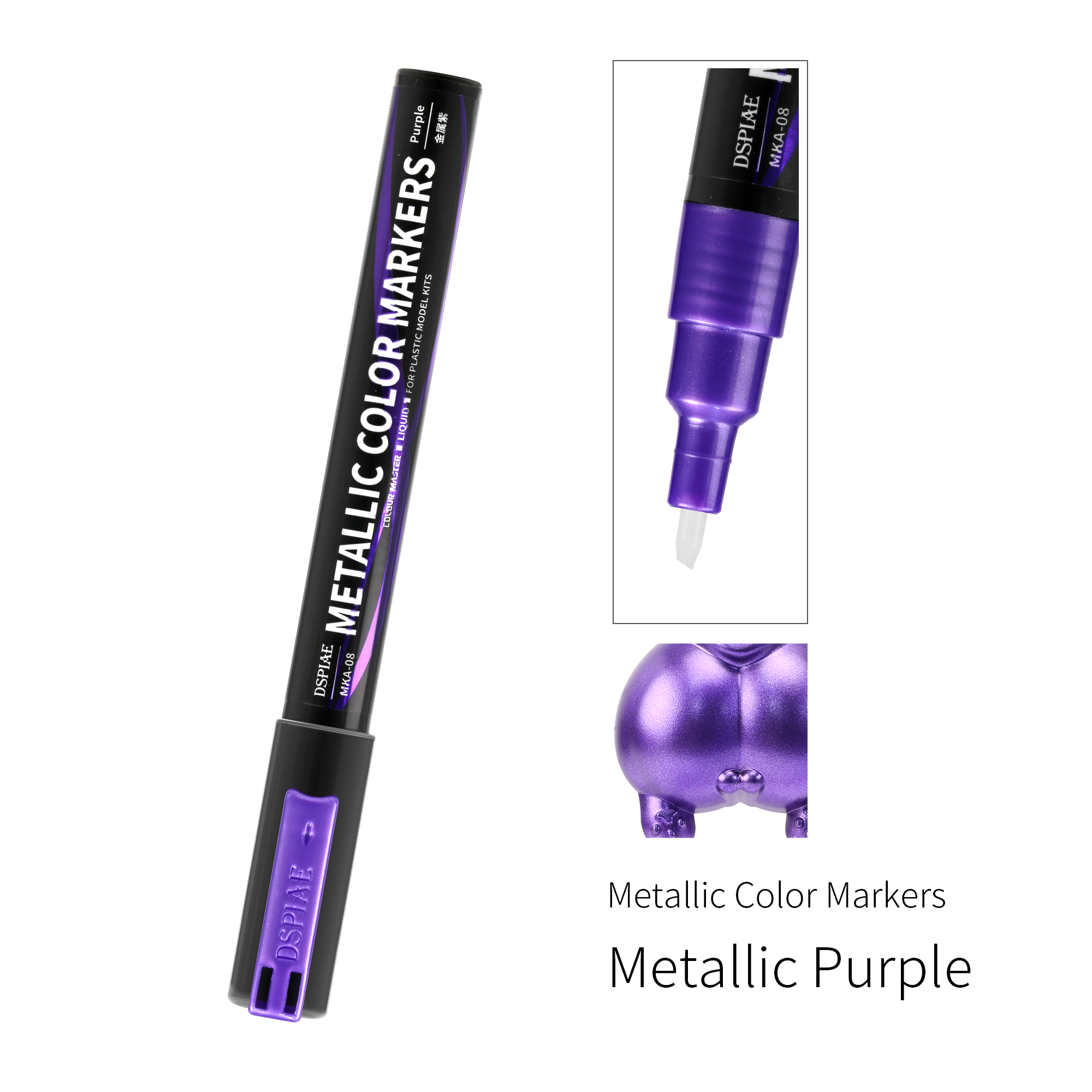 MKA-08 Super Metallic Color Markers - Metallic Purple VCA Gundam Singapore