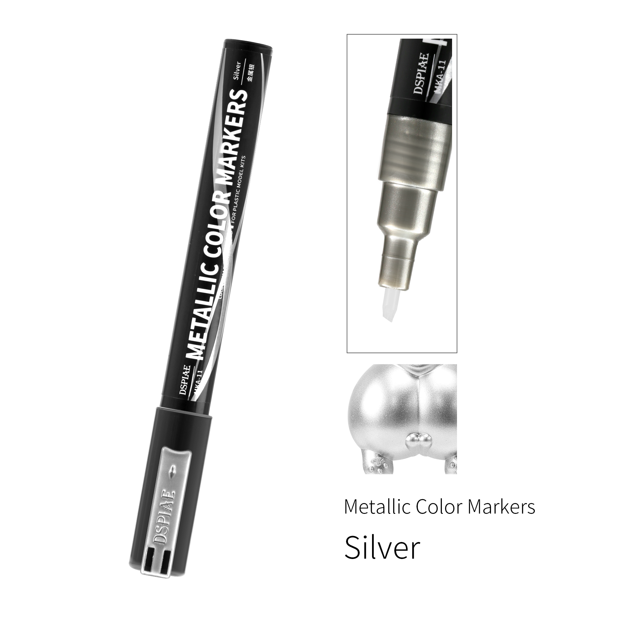 MKA-11 Super Metallic Color Markers - Silver VCA Gundam Singapore