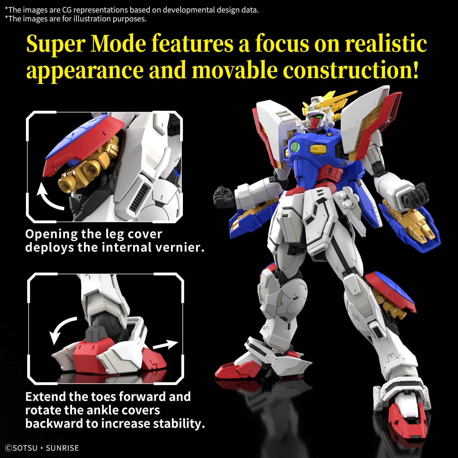 Bandai Namco Gunpla Real Grade RG Shining Gundam Plastic Model Action Figure Toy Kit VCA Singapore