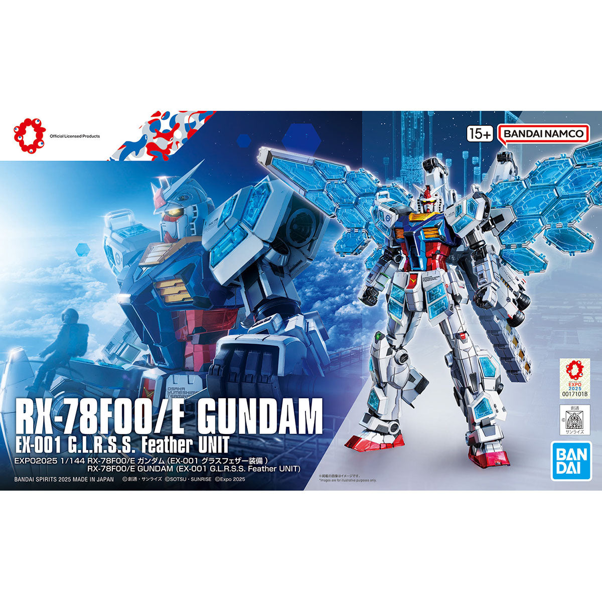 【🟢𝐏𝐑𝐄𝐎𝐑𝐃𝐄𝐑 APR-2025】 EXPO2025 ⭐️ RX-78F00/E GUNDAM + G.L.R.S.S. FEATHER UNIT