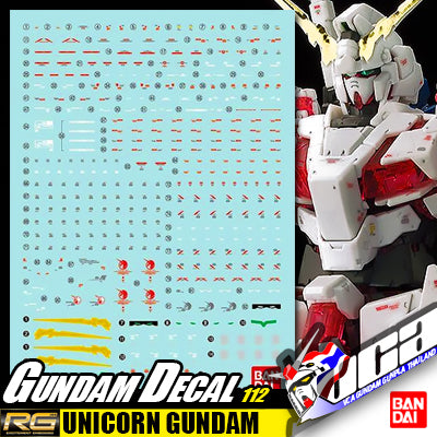 GUNDAM DECAL 112 RG UNICORN GUNDAM