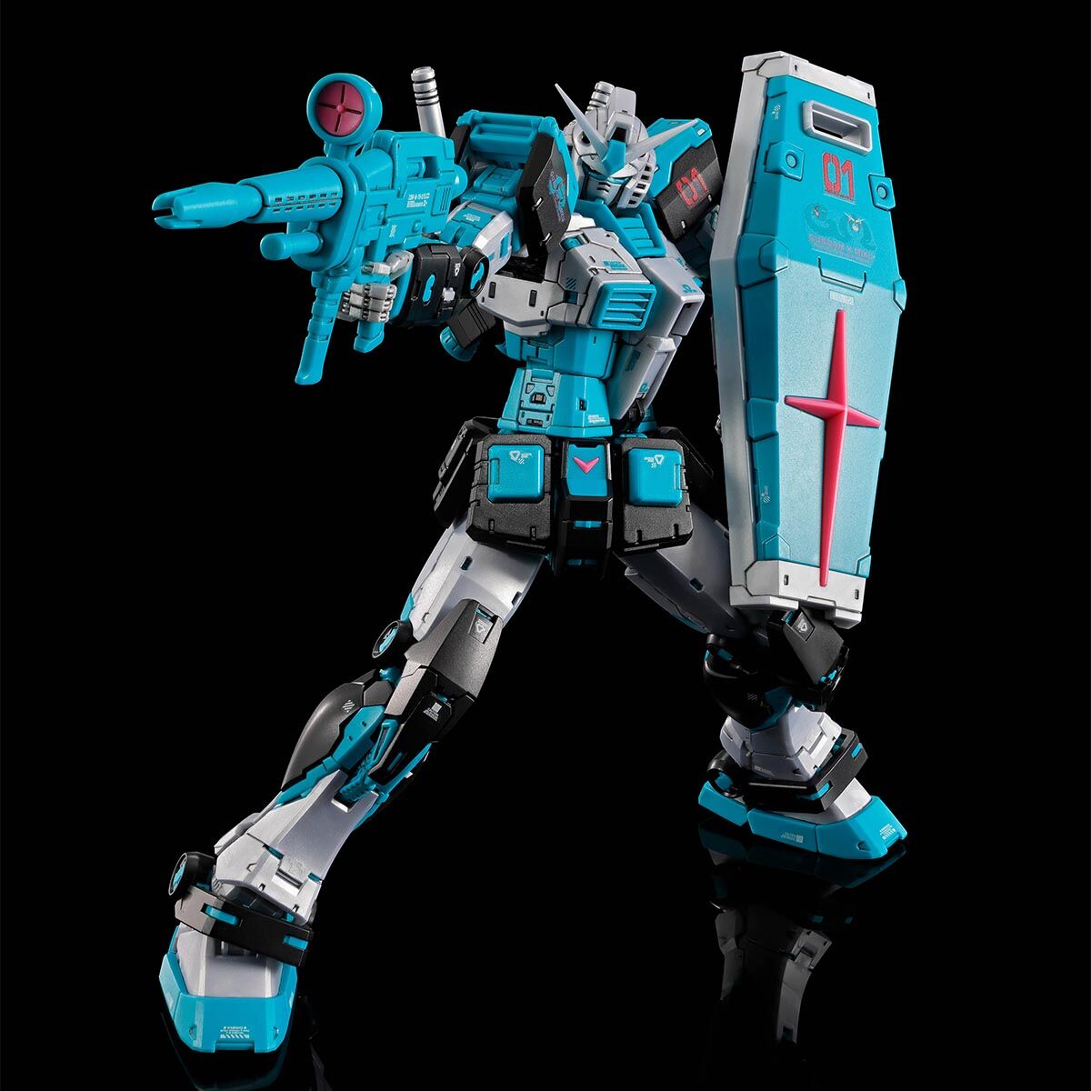 Premium Bandai Gunpla Real Grade 1/144 RG RX-78-2 Gundam Ver 2.0 Hatsune Miku Version Action Figure Model Toy Kit VCA Singapore
