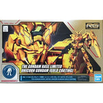 【𝐓𝐇𝐄 𝐆𝐔𝐍𝐃𝐀𝐌 𝐁𝐀𝐒𝐄】 RG UNICORN GUNDAM (GOLD COATING)