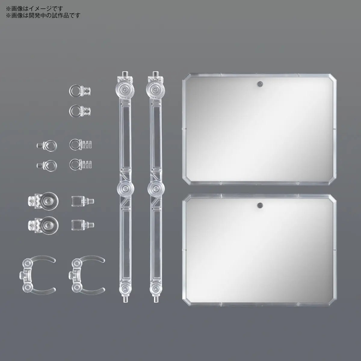 ACTION BASE 7 CLEAR COLOR (2 PCS PACK) MIRROR STICKERS SET