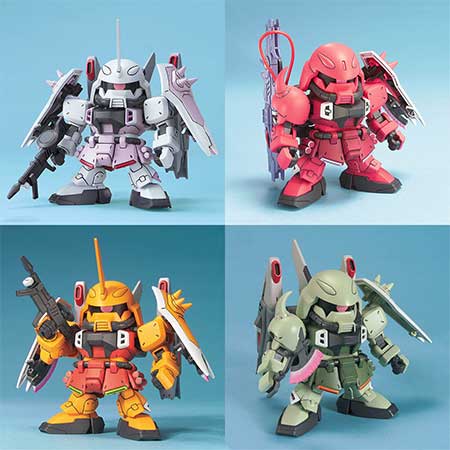 BB SENSHI ZGMF ZAKU SERIES SET