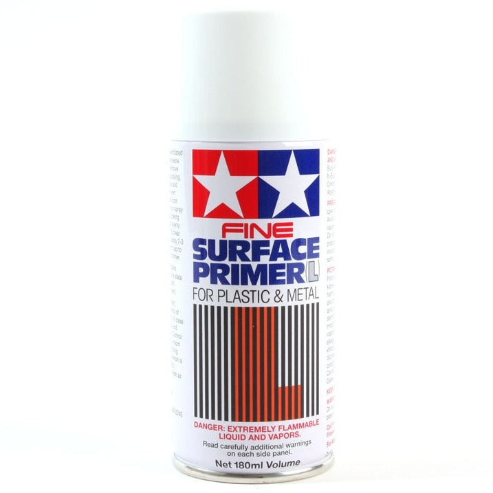 Tamiya 87044 Surface Primer L – Fine White Spray – Hobby Paint