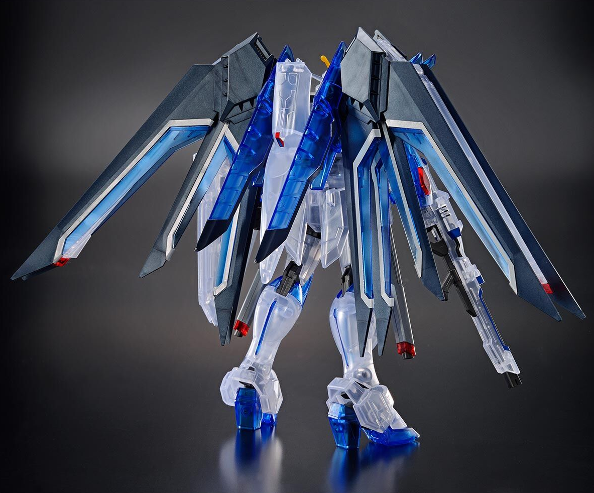Premium Bandai Gunpla High Grade Cosmic Era HG Rising Freedom Gundam Clear Color Action Figure Toy Kit VCA Singapore