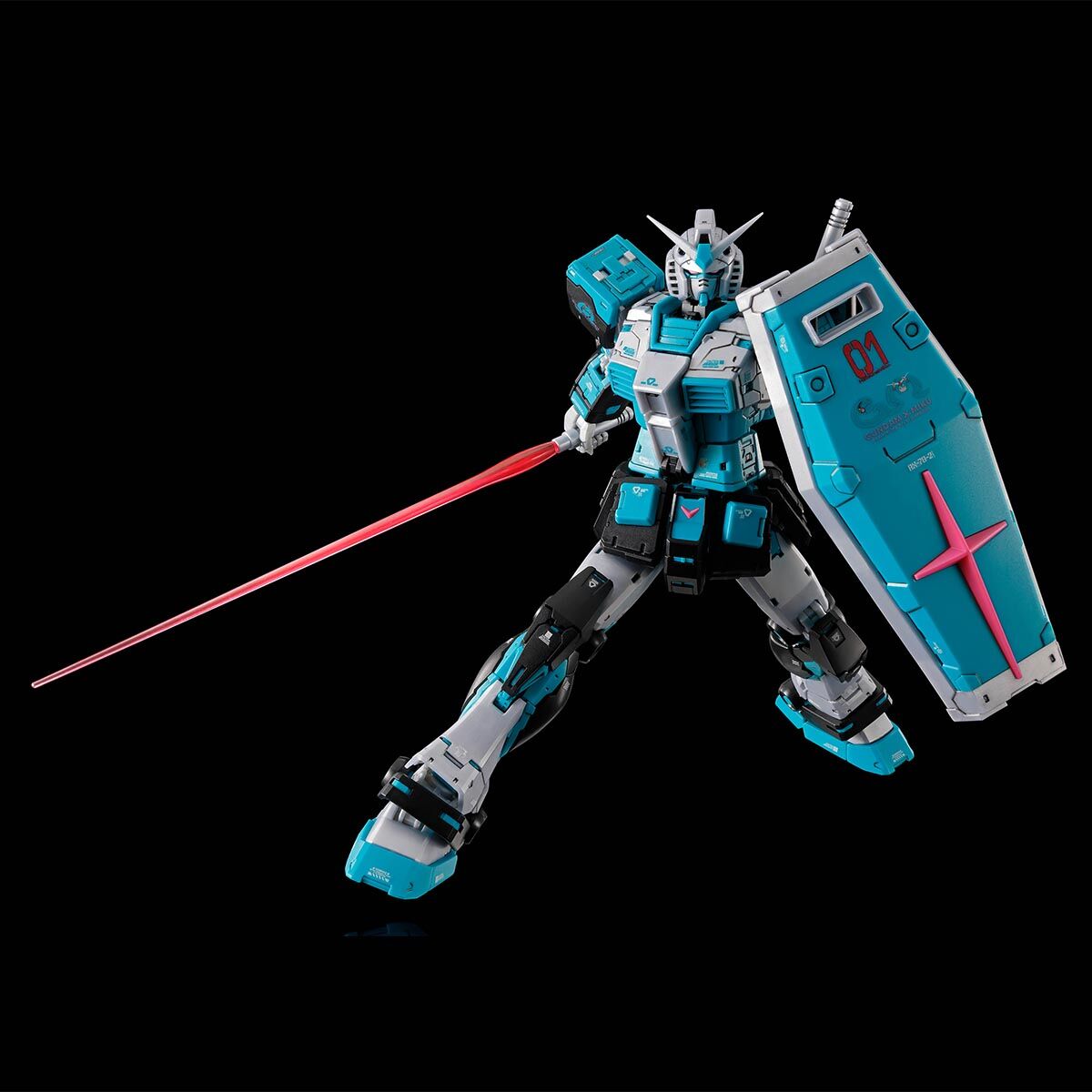 Premium Bandai Gunpla Real Grade 1/144 RG RX-78-2 Gundam Ver 2.0 Hatsune Miku Version Action Figure Model Toy Kit VCA Singapore