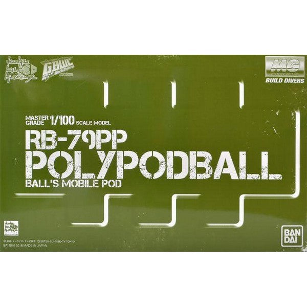 Premium Bandai Gunpla Master Grade 1/100 MG RB-79PP Polypod Ball Action Figure Model Toy Kit VCA Gundam Singapore
