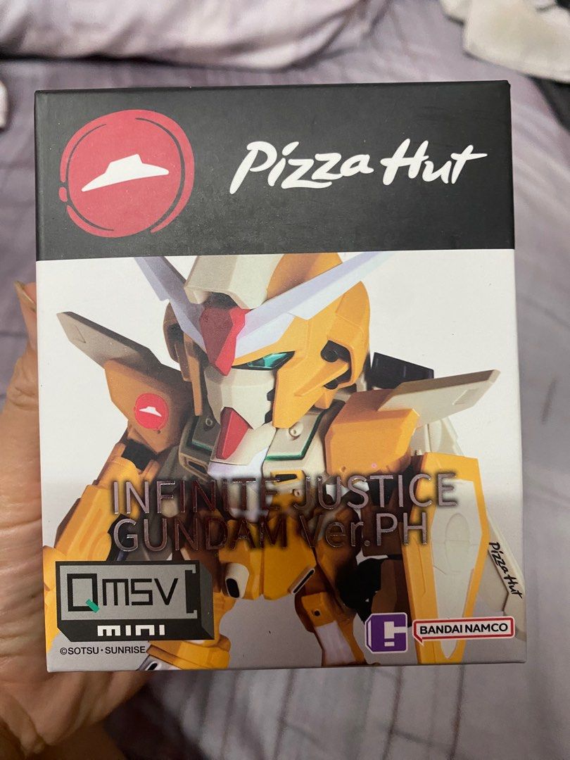 QMSV MINI INFINITE JUSTICE GUNDAM Ver. PIZZA HUT LIMITED EDITION