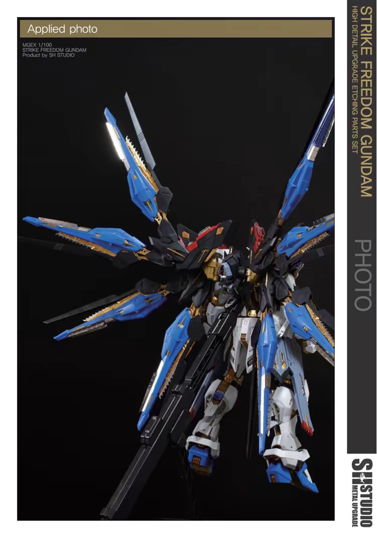 SH STUDIO MGEX STRIKE FREEDOM GUNDAM METAL UPGRADE ETCHING PARTS