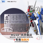 TAS MGSD GUNDAM AERIAL METAL UPGRADE ETCHING PARTS
