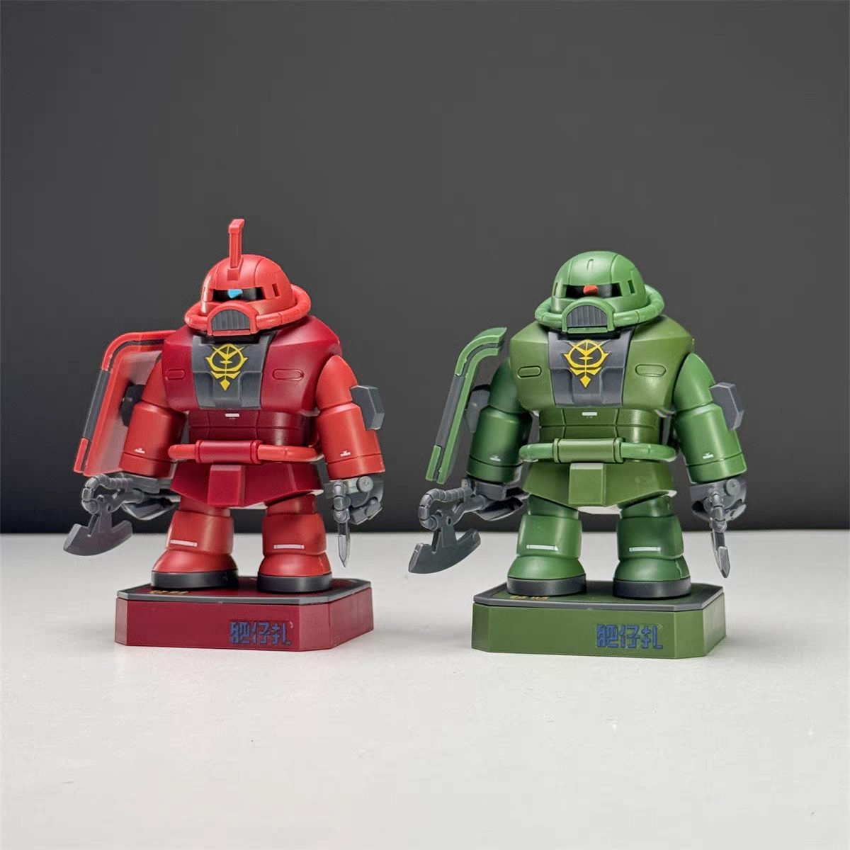 FATBOY MODEL CHONKER FAT CUTE MS-06 Green Zaku II MAGNETIC ACTION FIGURE MODEL TOY VCA GUNDAM SINGAPORE