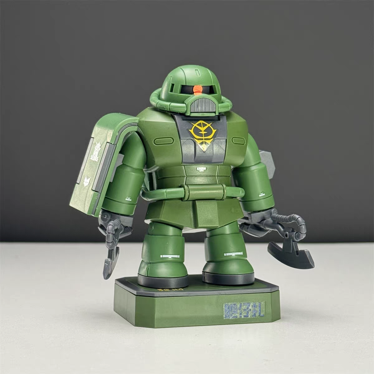 FATBOY MODEL CHONKER FAT CUTE MS-06 Green Zaku II MAGNETIC ACTION FIGURE MODEL TOY VCA GUNDAM SINGAPORE