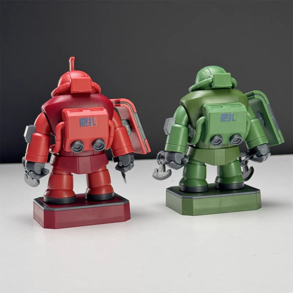 FATBOY MODEL CHONKER FAT CUTE MS-06 Green Zaku II MAGNETIC ACTION FIGURE MODEL TOY VCA GUNDAM SINGAPORE