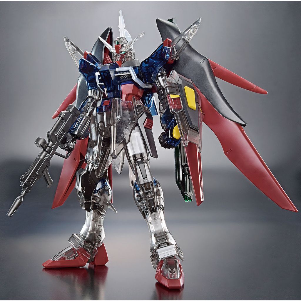 Premium Bandai Gunpla High Grade Cosmic Era HG Destiny Gundam Spec II Clear Color Movie Release Commemoration Package Ver Action Figure Toy Kit VCA Singapore