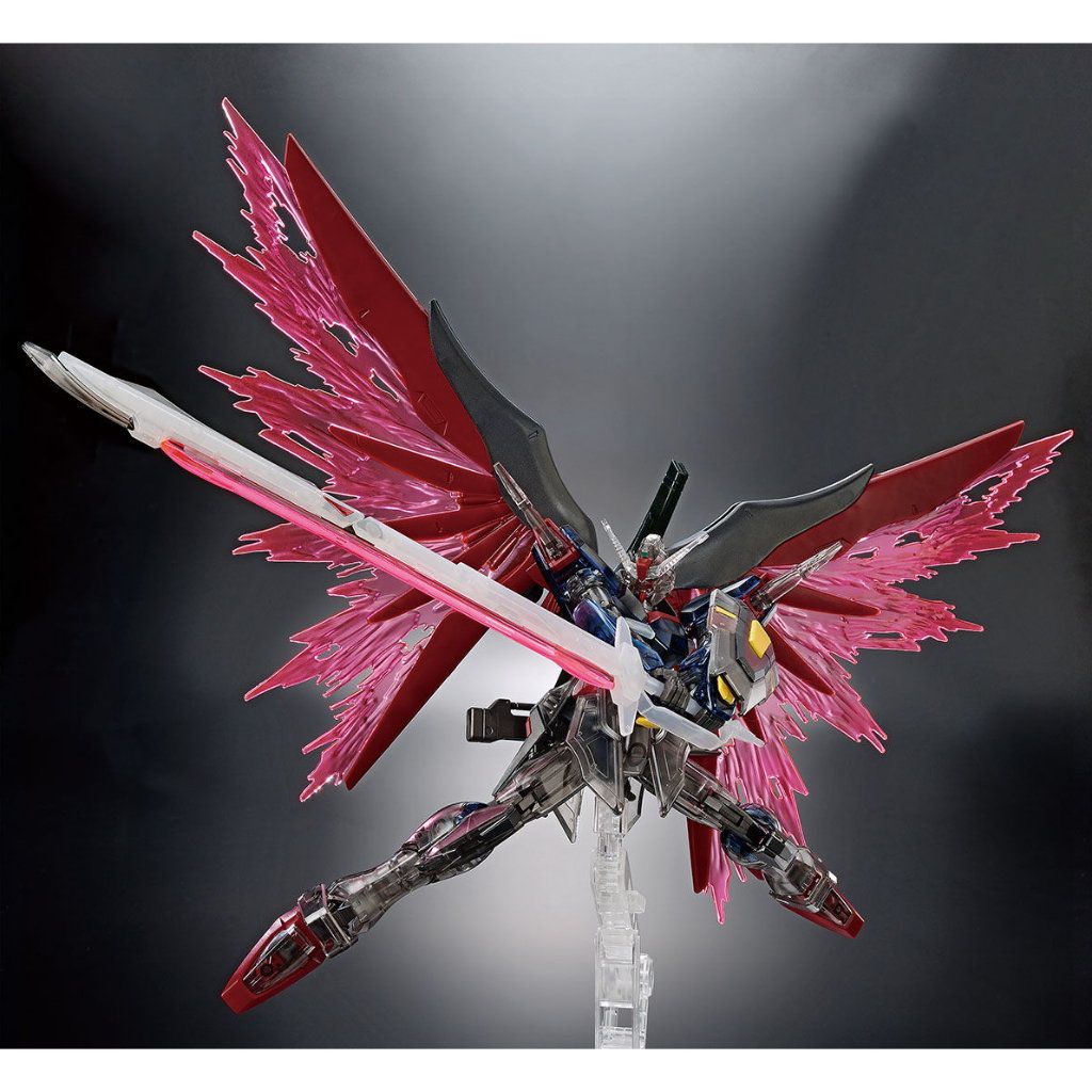 Premium Bandai Gunpla High Grade Cosmic Era HG Destiny Gundam Spec II Clear Color Movie Release Commemoration Package Ver Action Figure Toy Kit VCA Singapore