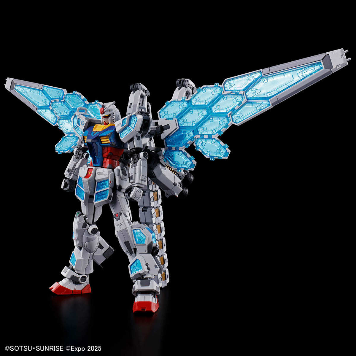 【🔥CLEARANCE】 RX-78F00/E GUNDAM + G.L.R.S.S. FEATHER UNIT (NEXT UC) CHEMICAL RECYCLE VER.