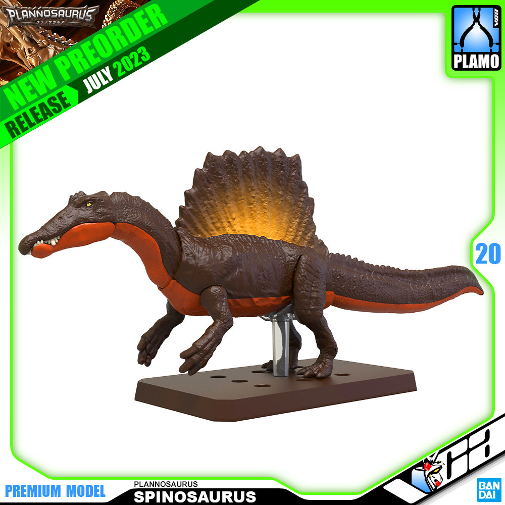 Bandai® Plastic Model Kit Plannosaurus Plamo Series SPINOSAURUS