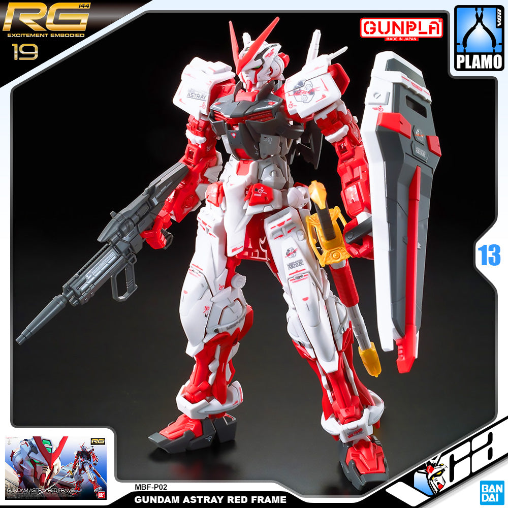 Bandai® Gunpla Real Grade RG 1/144 MBF-P02 GUNDAM ASTRAY RED FRAME VCA Singapore