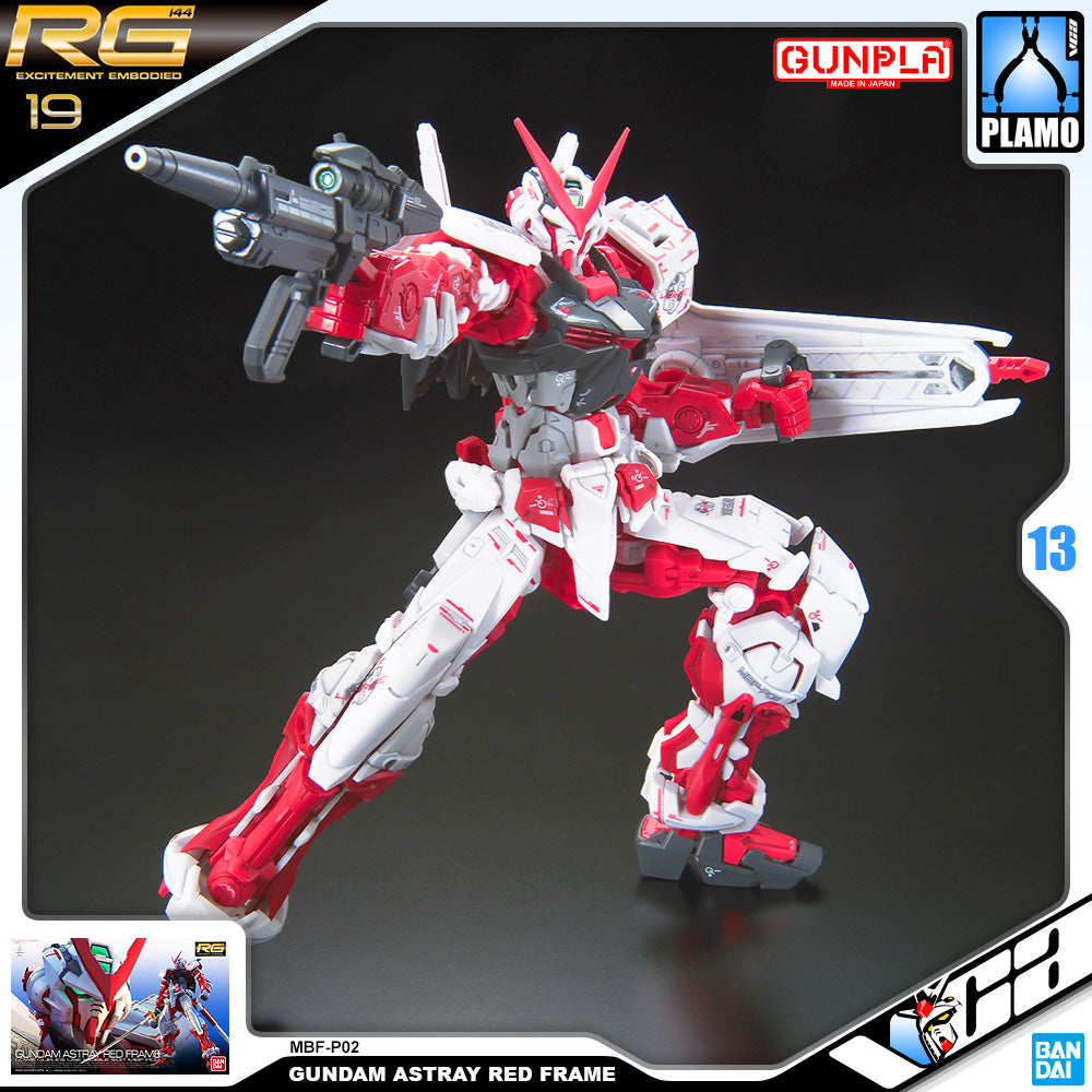Bandai® Gunpla Real Grade RG 1/144 MBF-P02 GUNDAM ASTRAY RED FRAME VCA Singapore